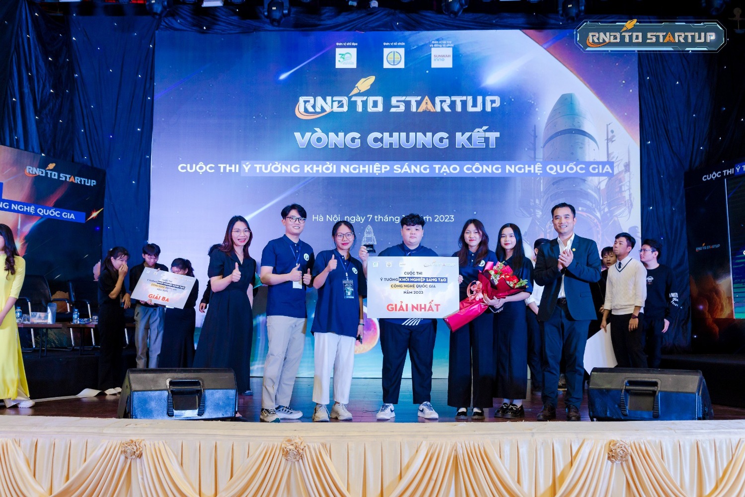 Nhóm HUPTECH đạt giải Nhất tại cuộc thi Ý tưởng sáng tạo công nghệ quốc gia – RnD to StartUp