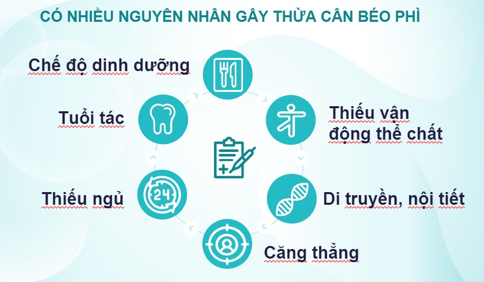 Nguyên nhân thừa cân béo phì