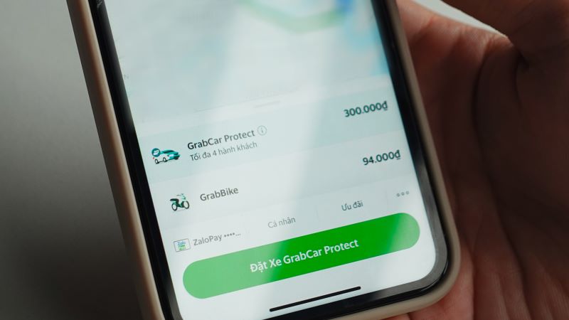 ZaloPay đã chính thức hiện diện trên ứng dụng Grab 