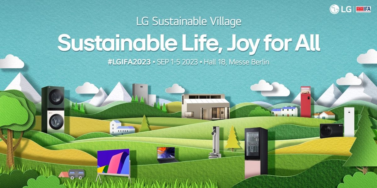 LG mang cả ‘ngôi làng bền vững’ đến IFA 2023 