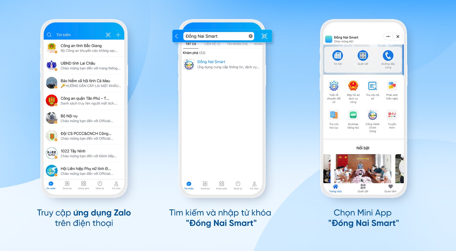 mini app Đồng Nai Smart