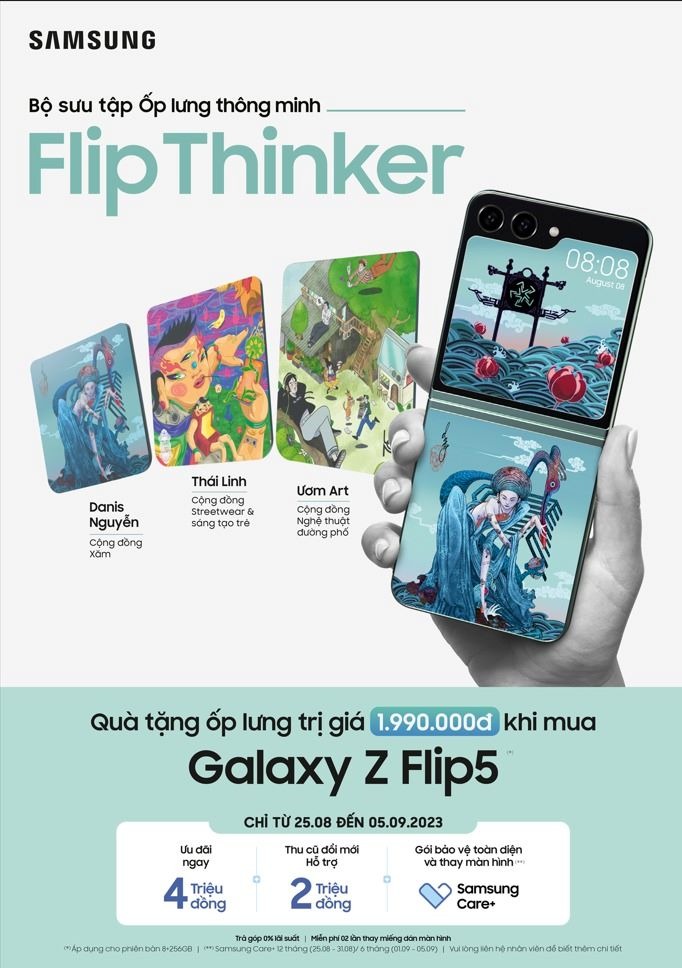 Samsung ra mắt BST Flip Suit