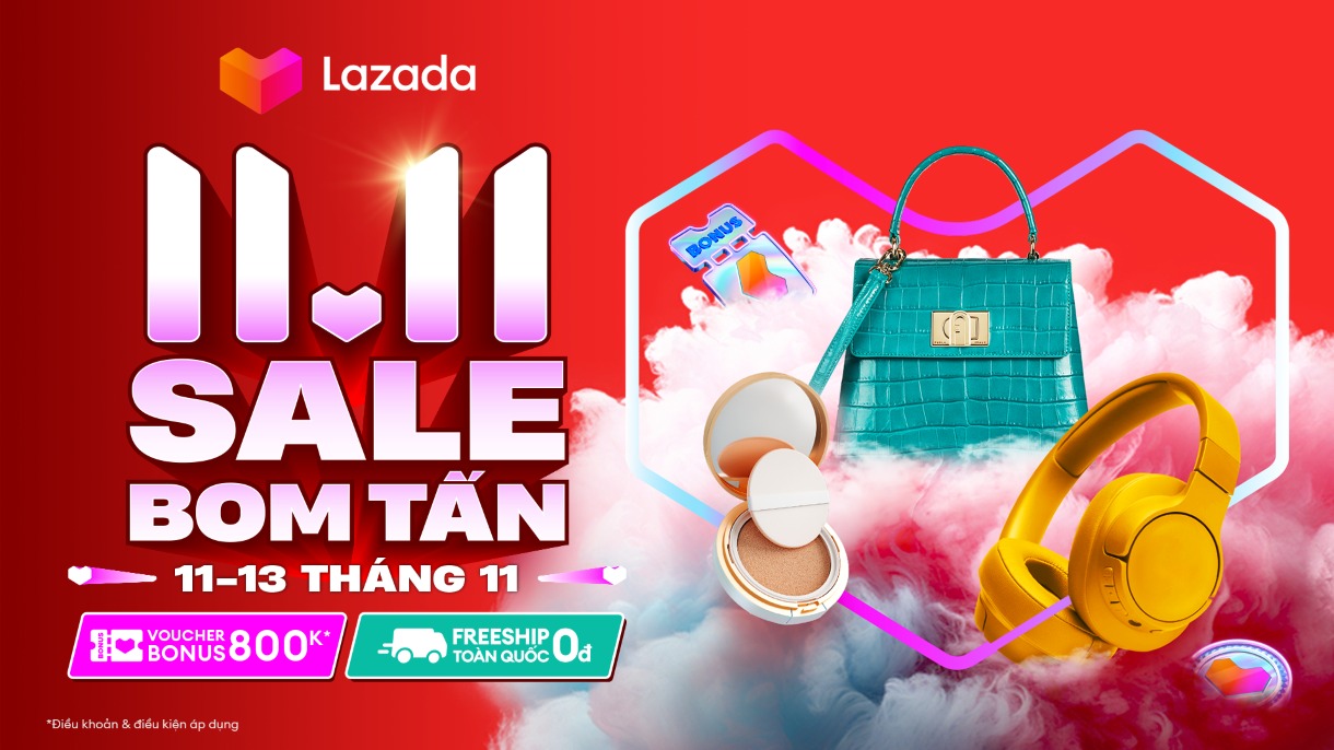 Lazada sale bom tấn