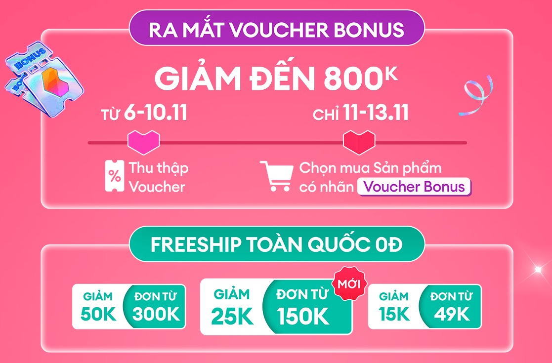 Lazada sale bom tấn