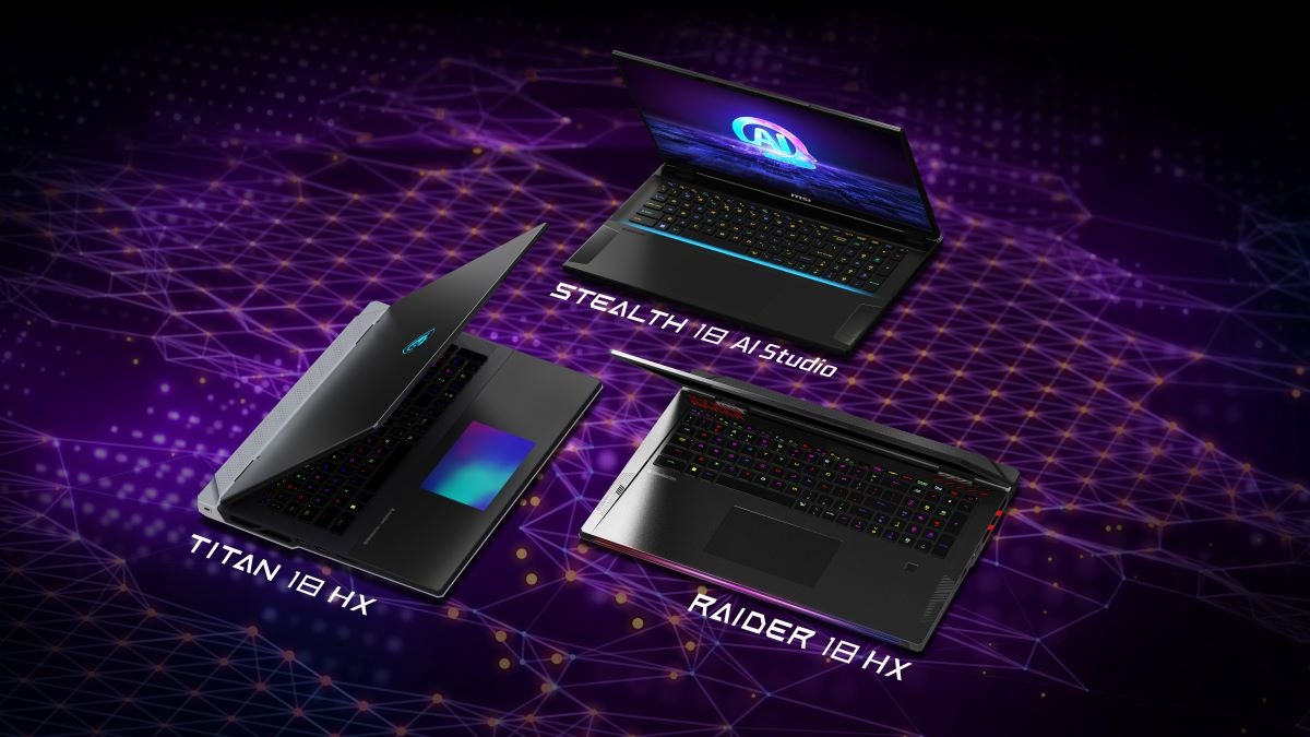 CES 2024: MSI giới thiệu loạt laptop mới hỗ trợ AI 