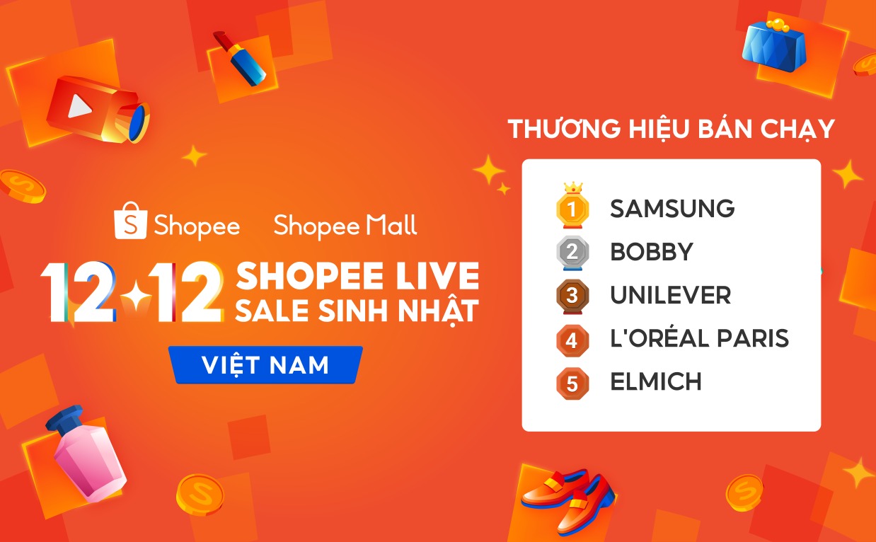 Shopee lập kỷ lục mới trong ngày 12.12