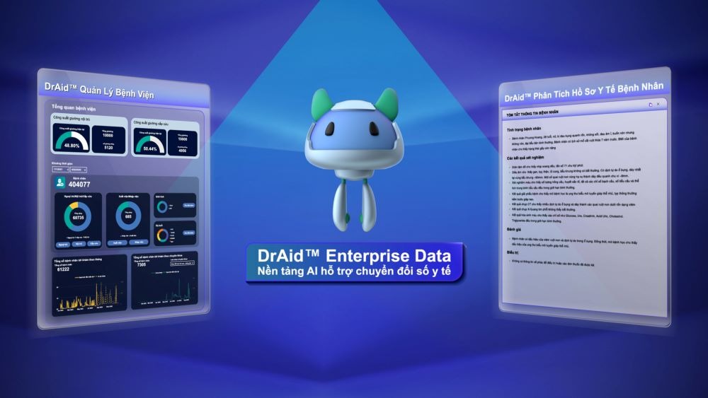 DrAid™ Enterprise Data sẽ thúc đẩy chuyển đổi số trong ngành y tế