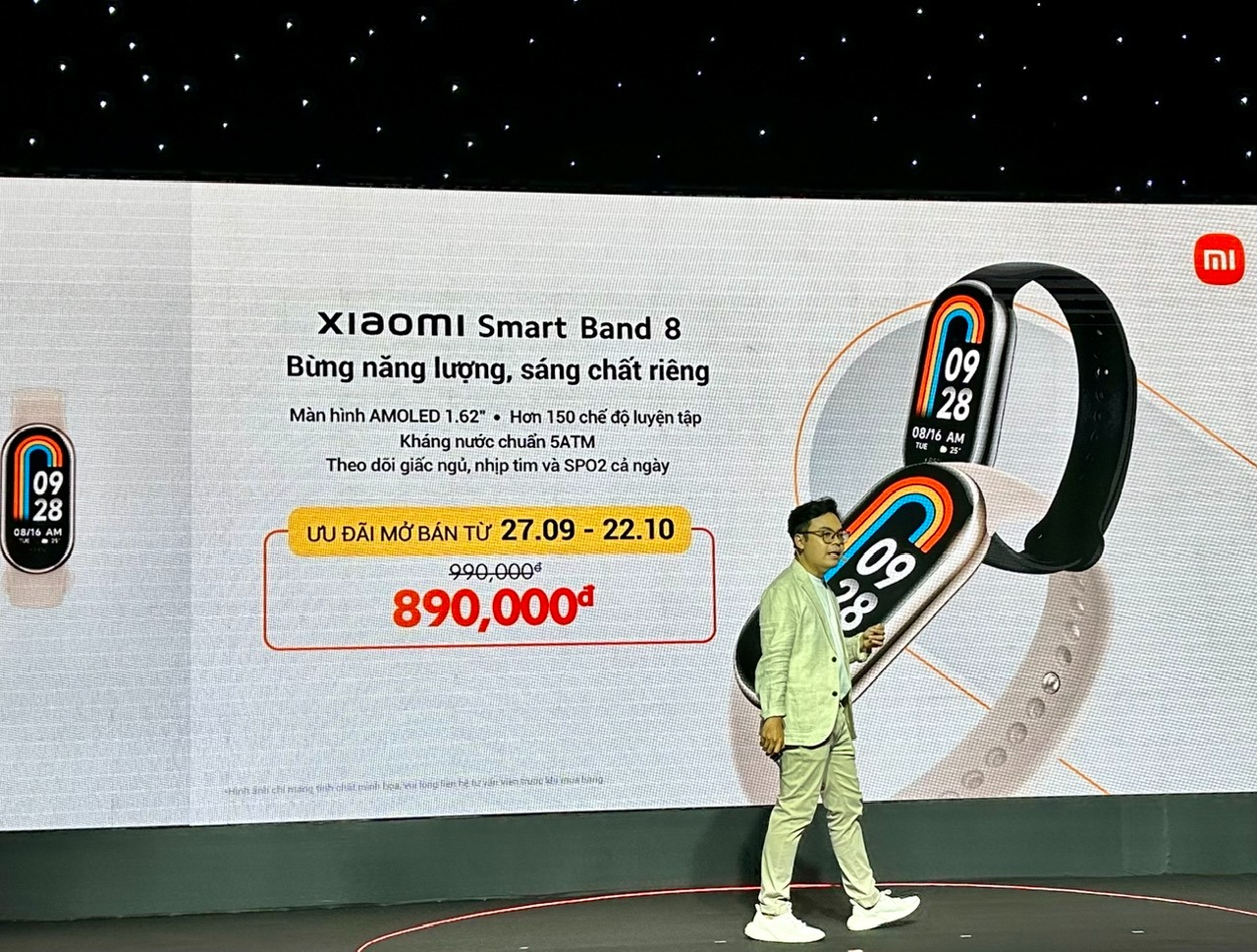 Xiaomi Smart Band 8 bán ra từ hôm nay, giá chỉ 890.000 đồng