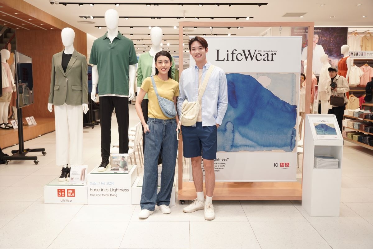 UNIQLO giới thiệu BST LifeWear Xuân/Hè 2024 với chủ đề “Mùa Nhẹ Thênh Thang”