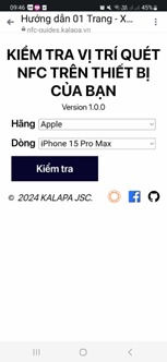  Đó là nội dung subweb có tên “Hướng Dẫn 01 Trang” (https://nfc-guides.kalapa.vn/) của đội ngũ kỹ sư Gen Z có kinh nghiệm đang làm việc tại Công ty Kapala.