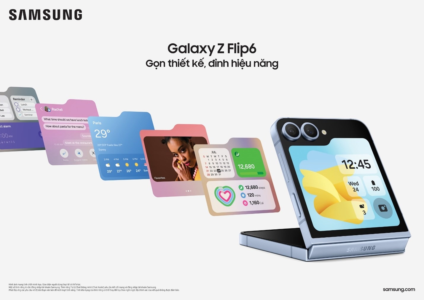 Samsung hiện thực hóa AI trên bộ đôi Galaxy Z mới