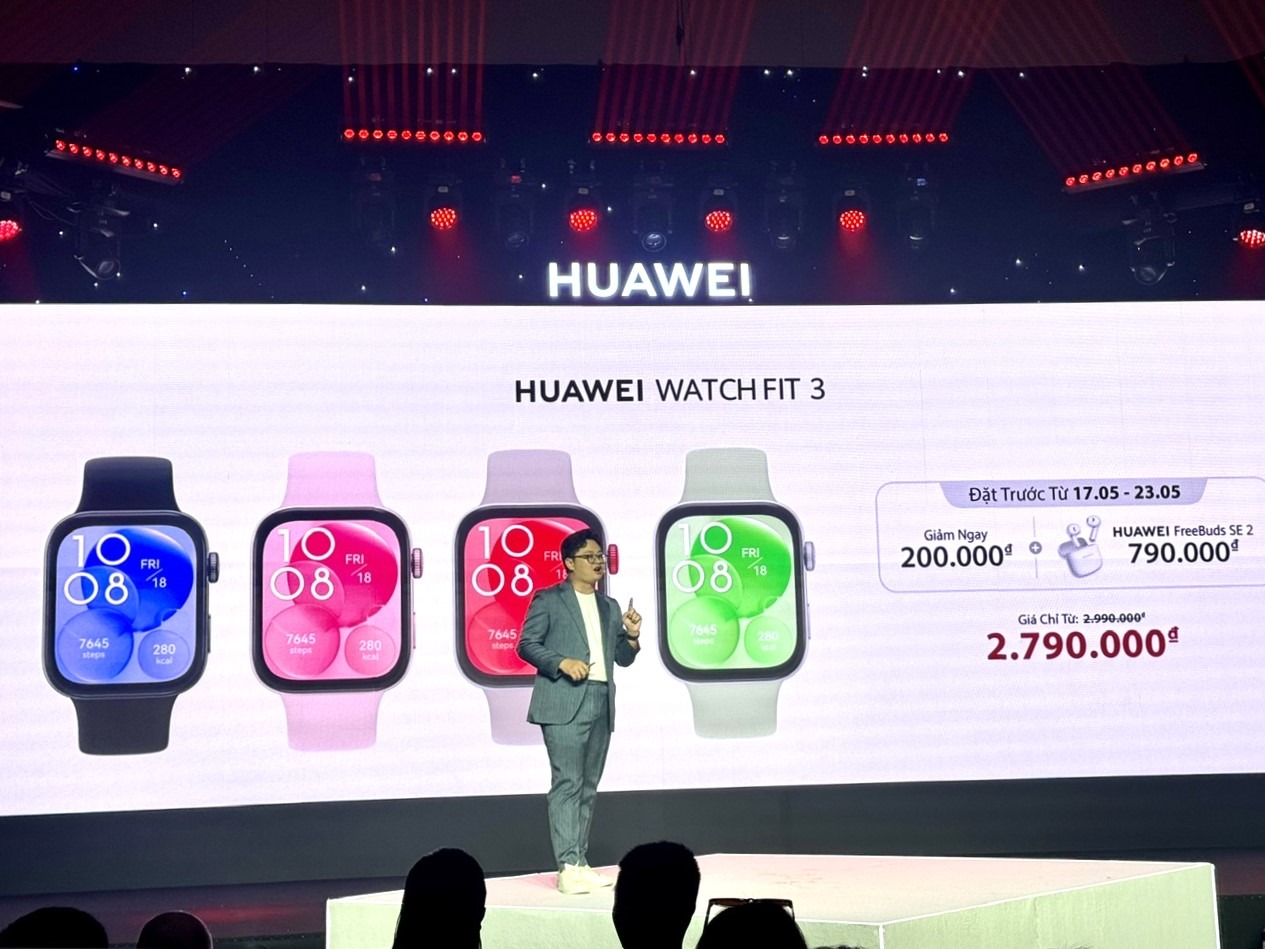  ‘Fit dáng’ cùng HUAWEI WATCH FIT 3