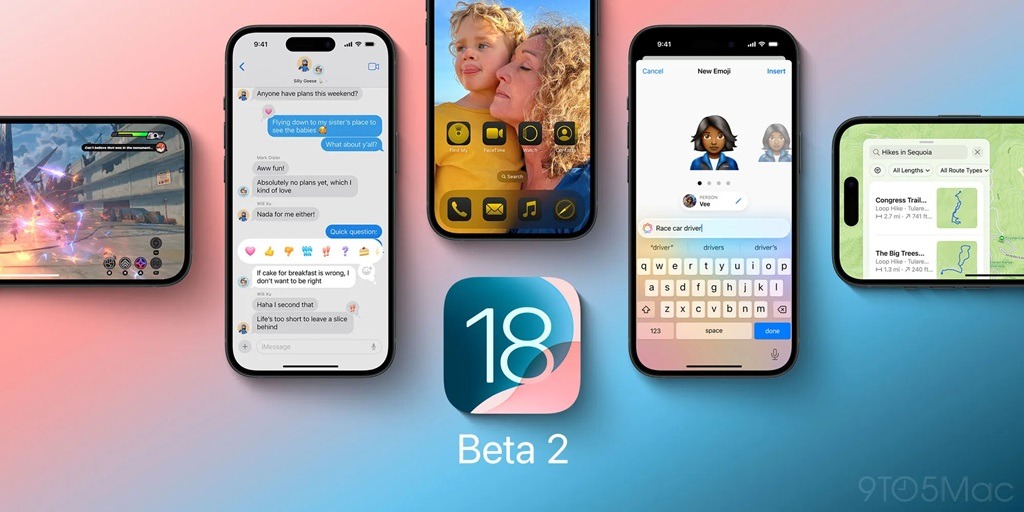 iOS 18 beta 2, iPadOS 18 beta 2, Apple phát hành iOS mới