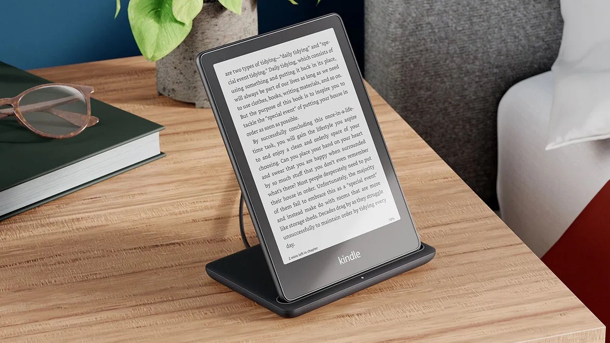 Điện thoại gập, máy đọc sách điện tử, Kindle