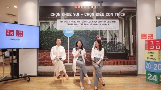 Uniqlo giới thiệu dòng sản phẩm mới dành cho trẻ em với chất lượng Nhật Bản