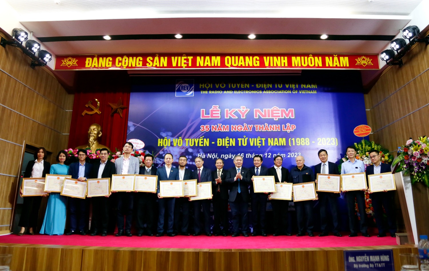 Hội Vô tuyến - Điện tử Việt Nam, REV, REV-ECIT, ATC, dien tu va ung dung, le kỷ niem 35 nam thành lap REV